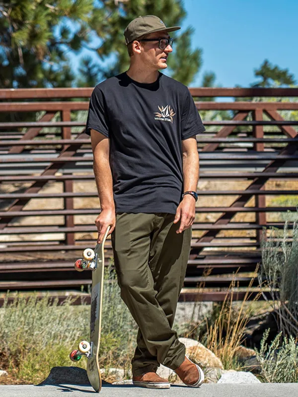 Frickin Regular Stretch Pants - Military sold by Volcom