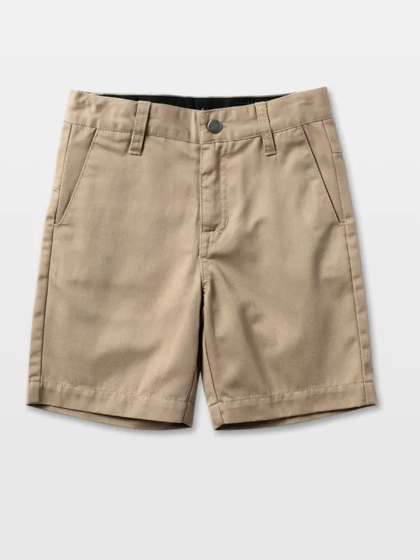 Little Boys Vmonty Shorts - Khaki sold by Volcom