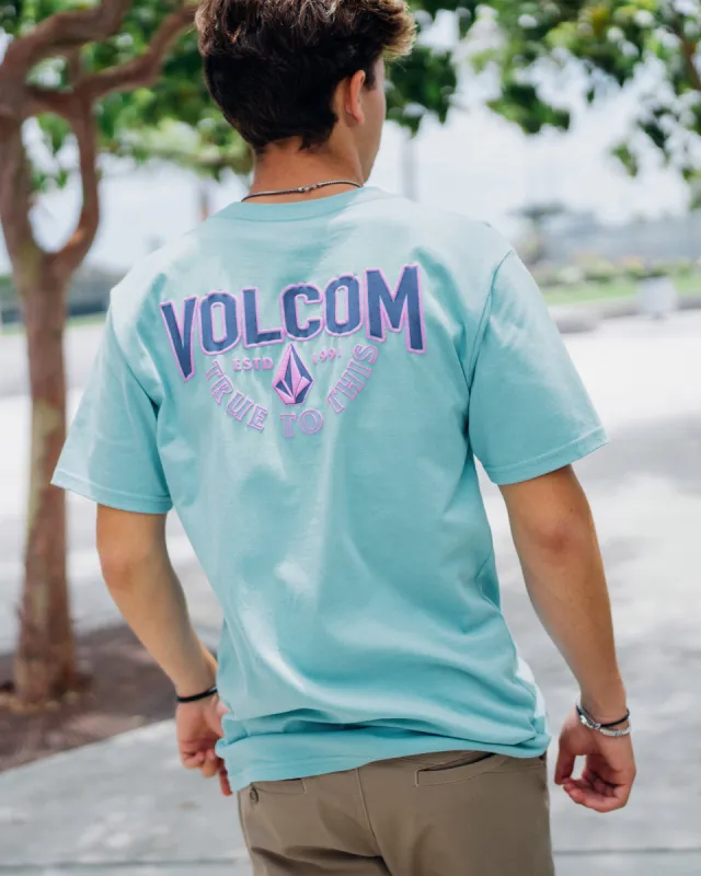 Reaves Short Sleeve Tee - Sea Blue sold by Volcom