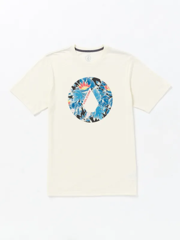 Fill It Up Short Sleeve Tee - Off White Heather sold by Volcom
