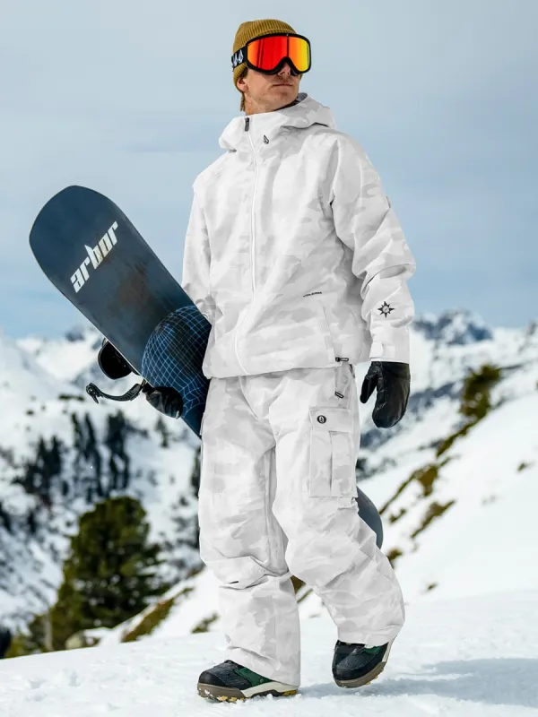Mens Nwrk Baggy Pants - White Camo sold by Volcom