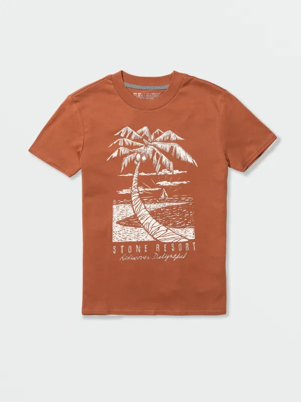 Volcay Day Short Sleeve Tee - Dark Clay sold by Volcom