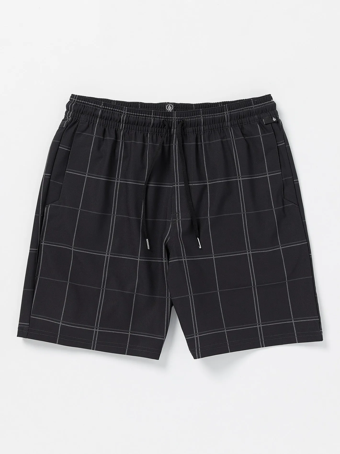 Runoff Elastic Waist Hybrid Shorts - Black sold by Volcom