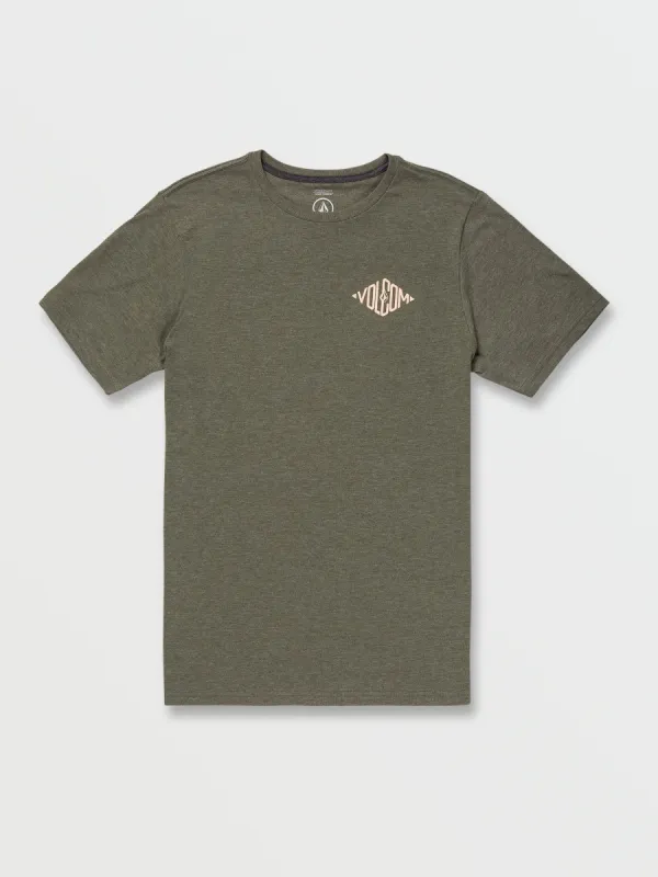 Linesman Short Sleeve Tee - Martini Olive sold by Volcom