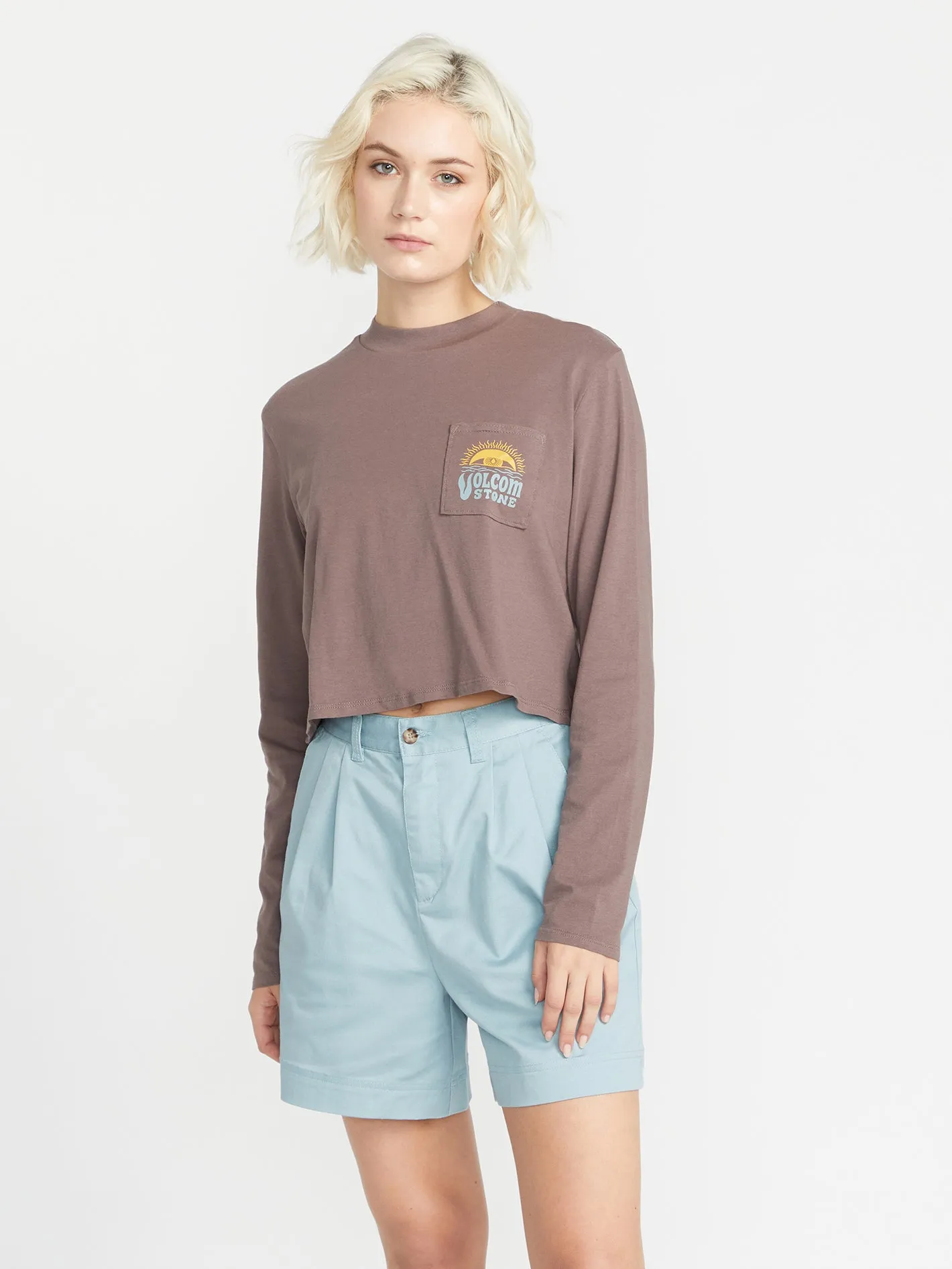 Pocket Dial Long Sleeve Shirt - Slate Grey sold by Volcom