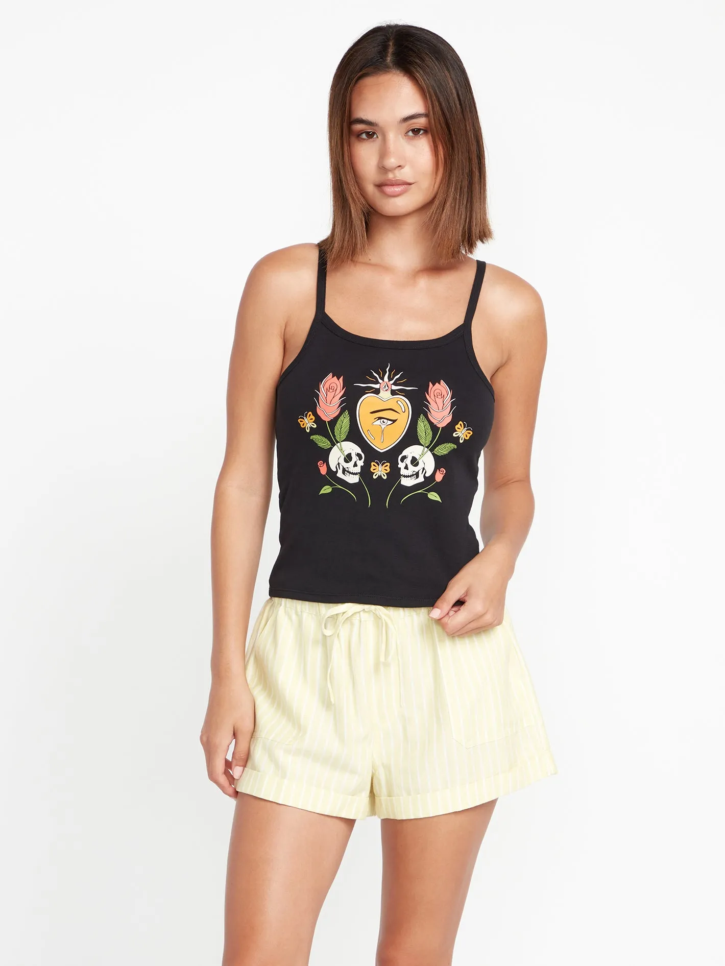 1991 Strappy Tank - Black sold by Volcom