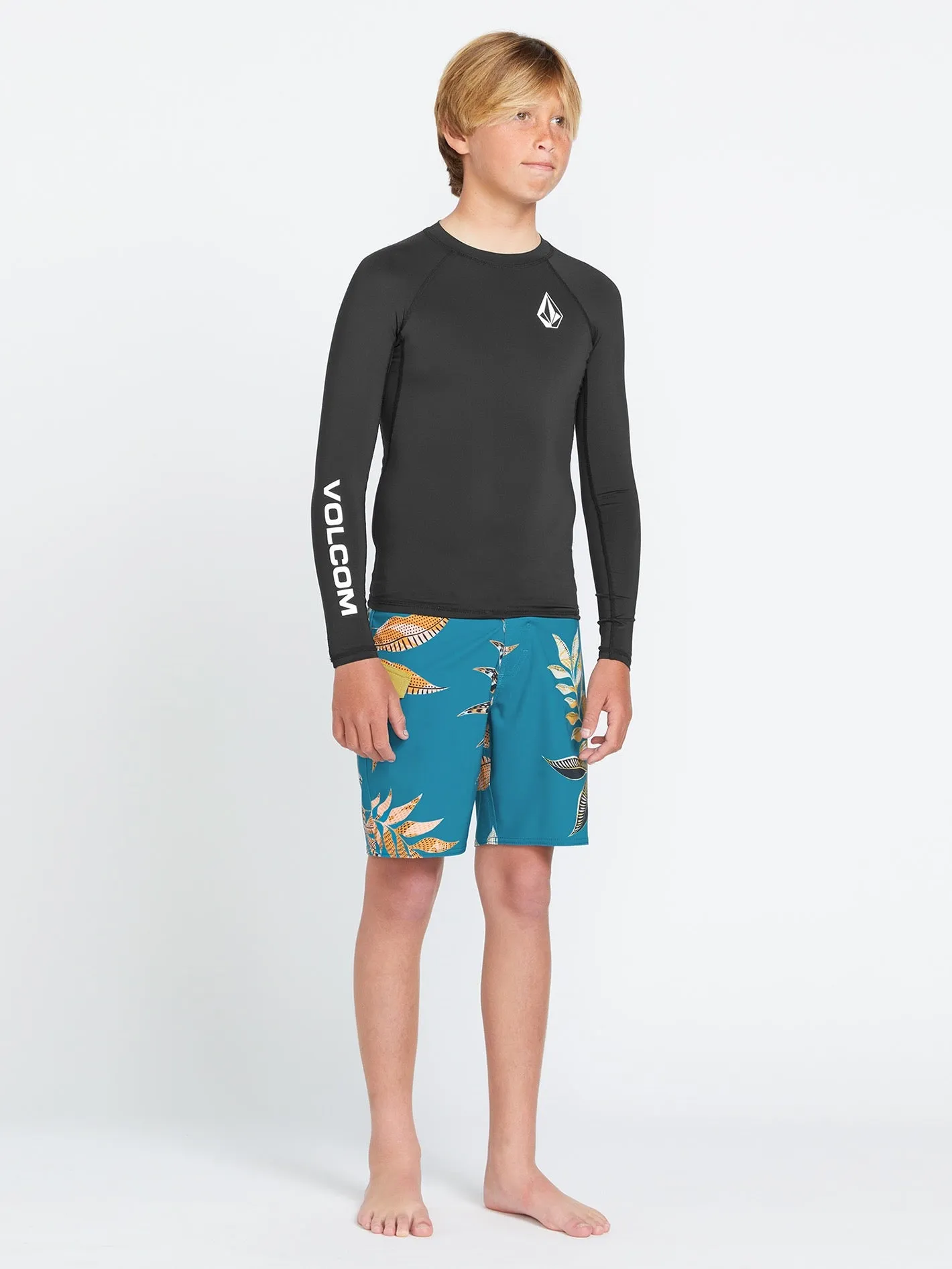 Big Boys Lido Long Sleeve Shirt - Black sold by Volcom product image thumbnail 3