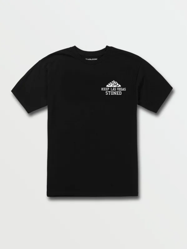 Coastal Drift Las Vegas Short Sleeve Tee - Black sold by Volcom