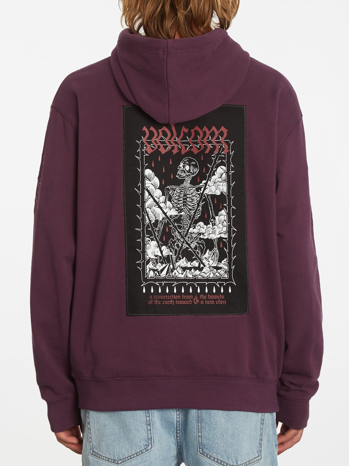 Featured Artist Vaderetro Pullover Hoodie - Mulberry sold by Volcom product image thumbnail 2
