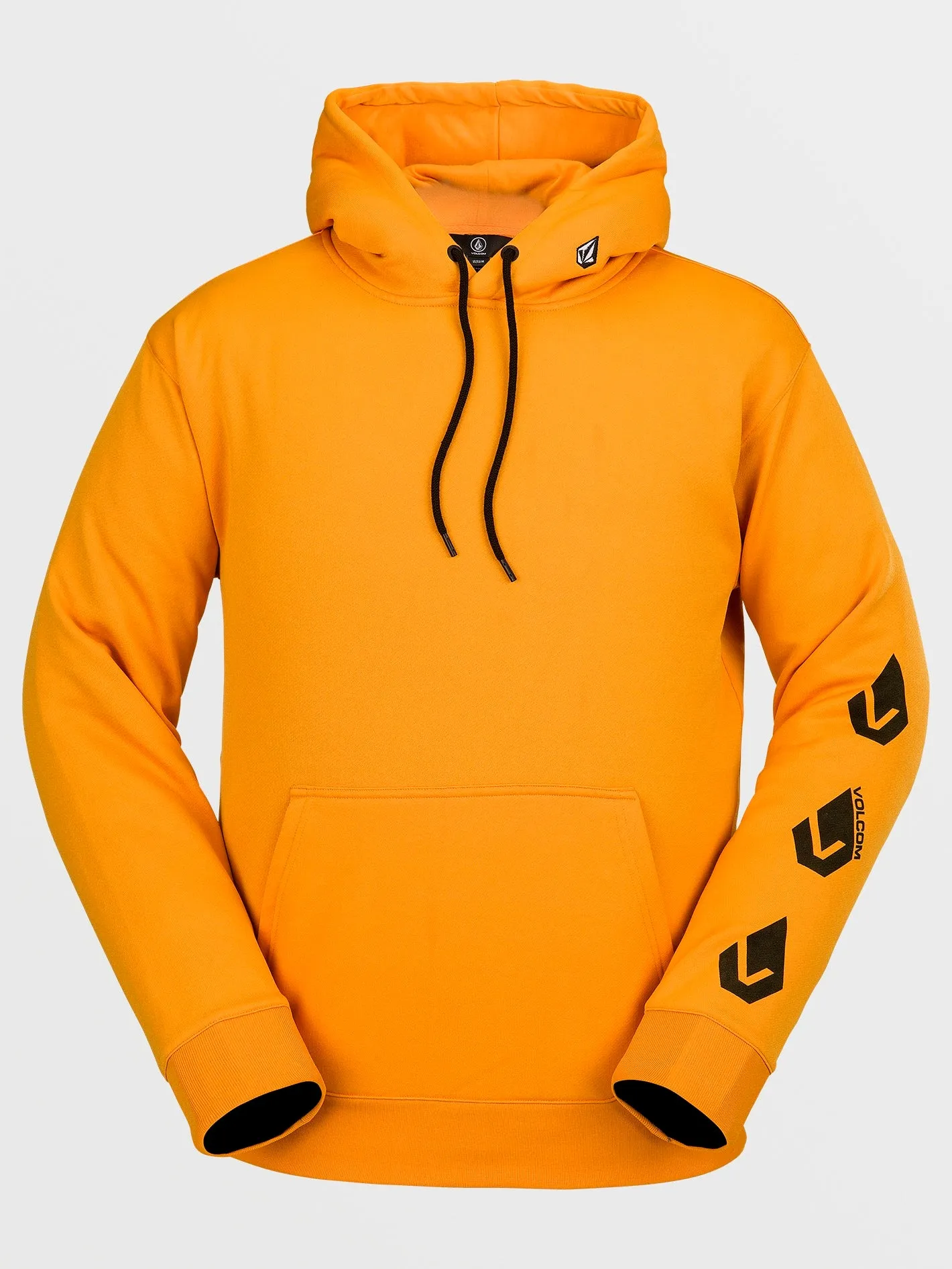 Mens Core Hydro Fleece Hoodie - Gold sold by Volcom product image thumbnail 3