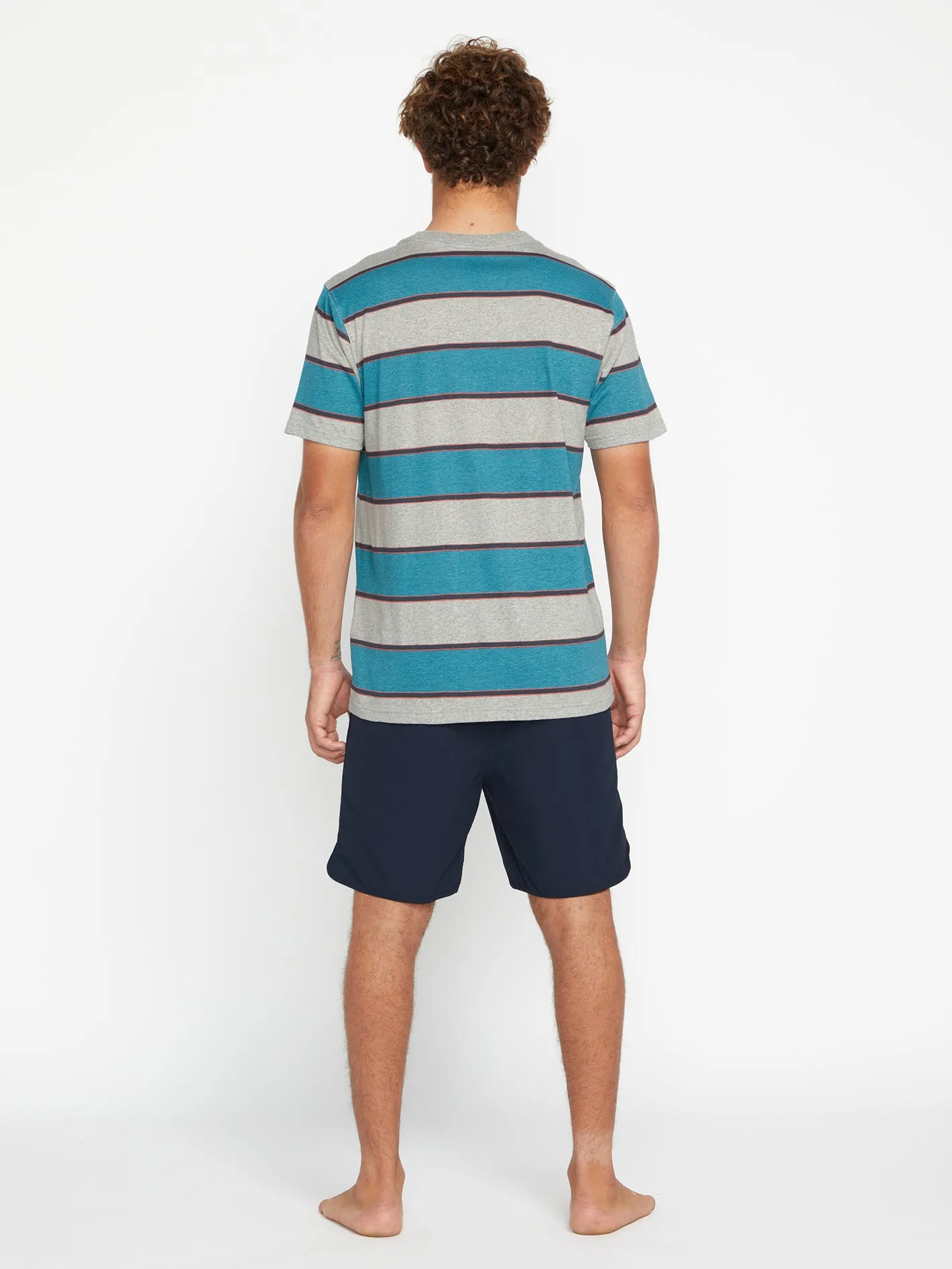 Bandstone Crew Short Sleeve Shirt - Heather Grey sold by Volcom product image thumbnail 2