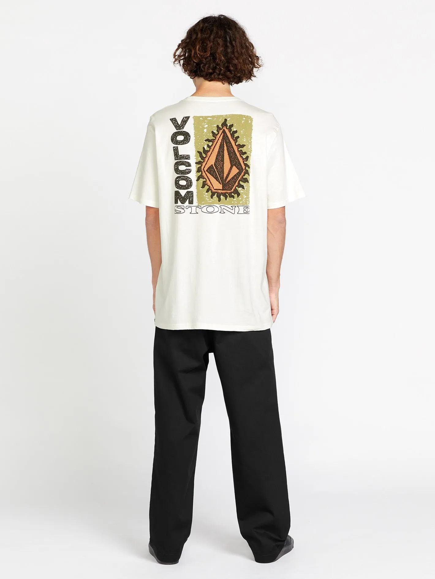 Flamed Short Sleeve Tee - Off White sold by Volcom product image thumbnail 4