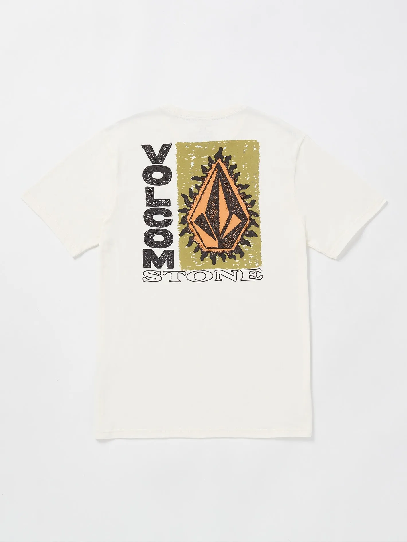 Flamed Short Sleeve Tee - Off White sold by Volcom product image thumbnail 2