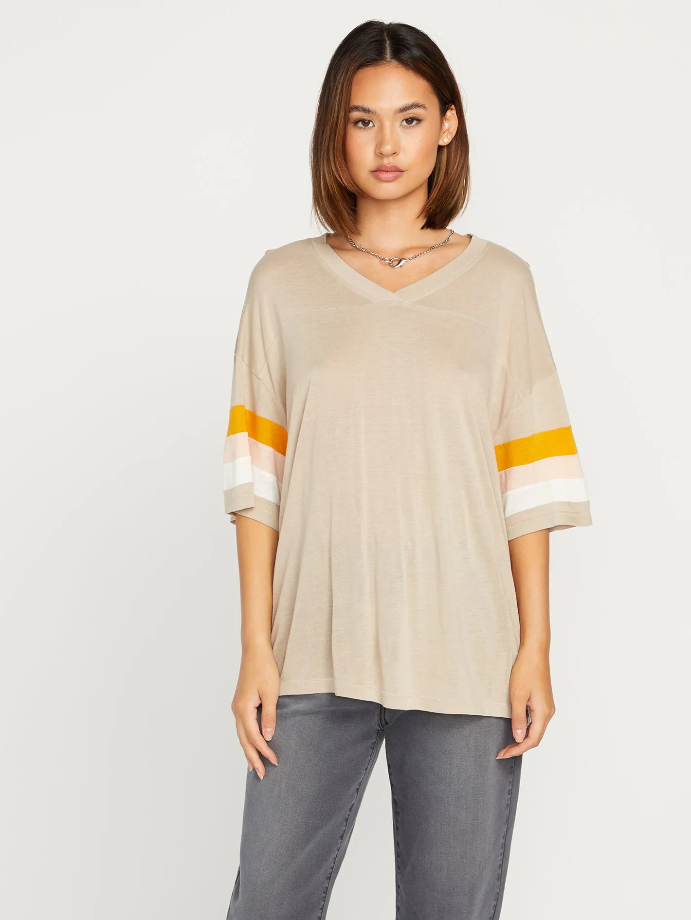 Player H8R Short Sleeve Shirt - Taupe sold by Volcom