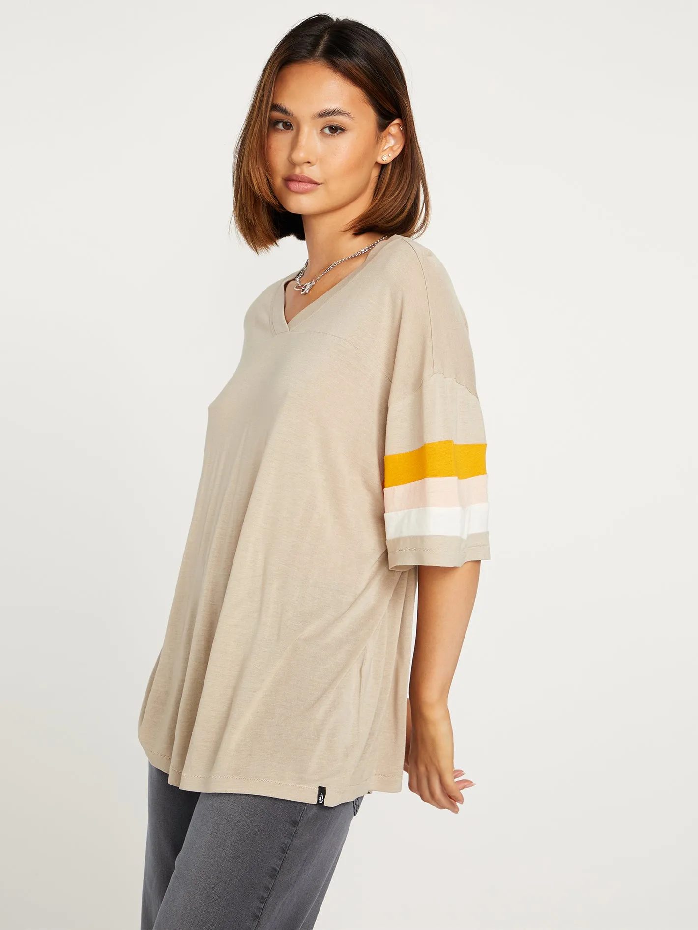 Player H8R Short Sleeve Shirt - Taupe sold by Volcom product image thumbnail 3