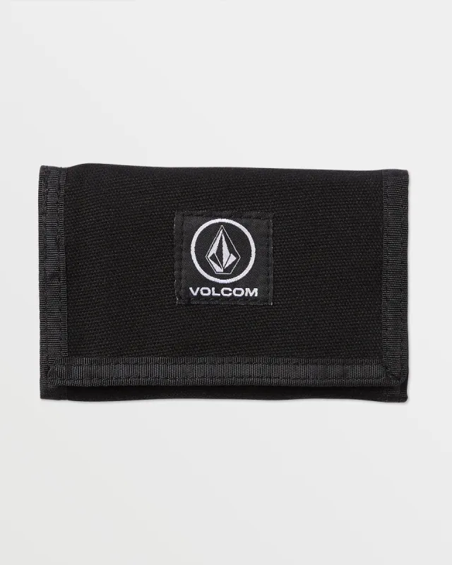 Box Stone Wallet - Black sold by Volcom