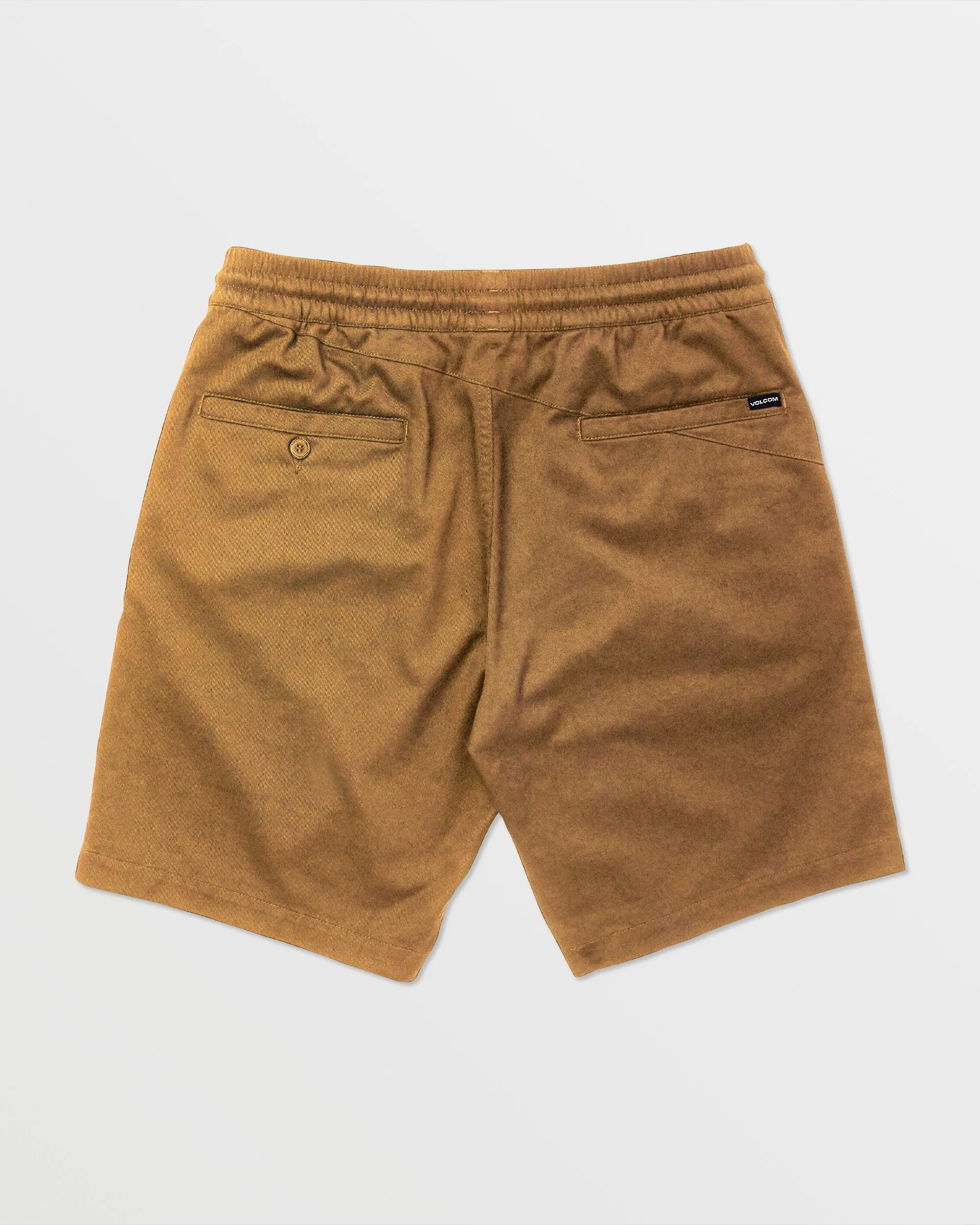 Frickin Elastic Waist Shorts - Dark Khaki sold by Volcom product image thumbnail 2