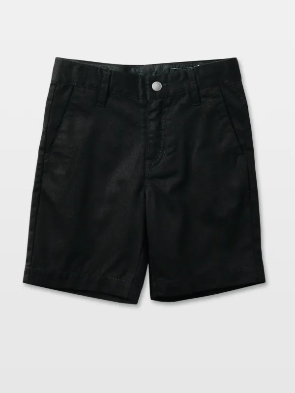 Little Boys Vmonty Shorts - Black sold by Volcom