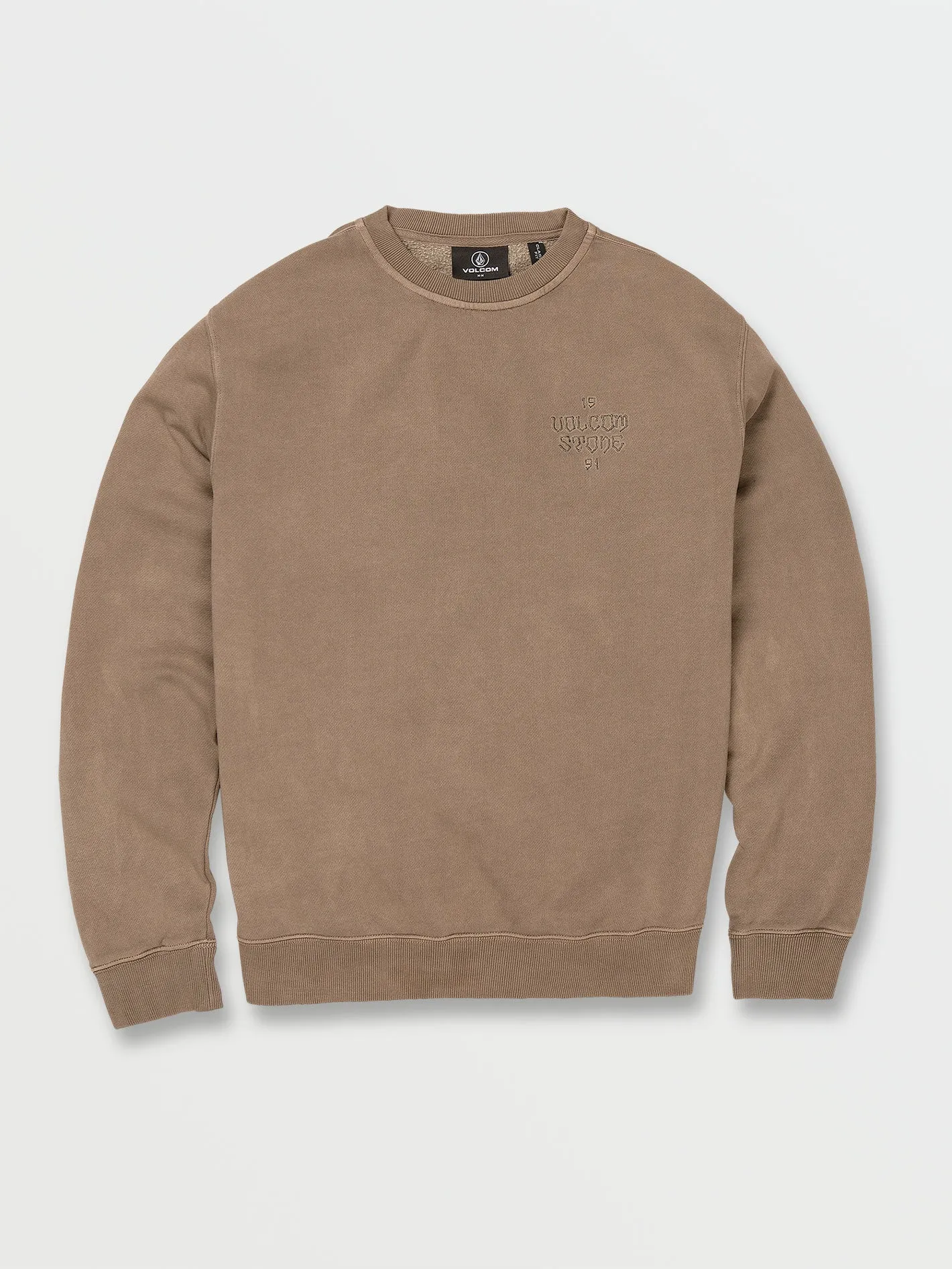Compstone Crew Fleece Sweatshirt - Mud sold by Volcom product image thumbnail 2