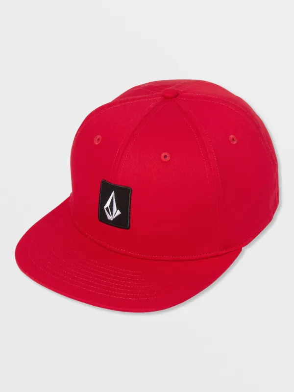 V Square Snapback Hat - Chili Red made by Volcom