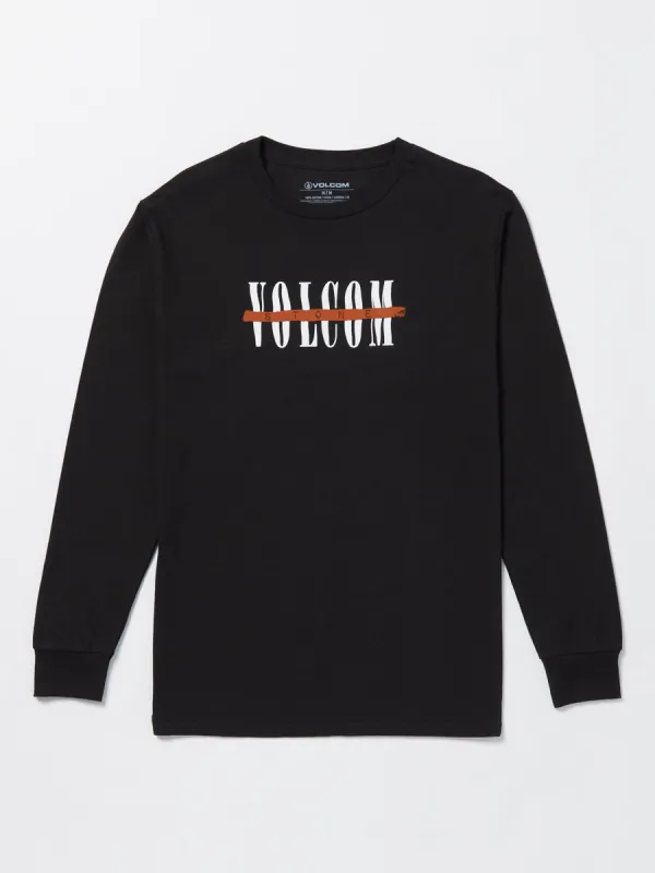 Severed Long Sleeve Tee - Black sold by Volcom