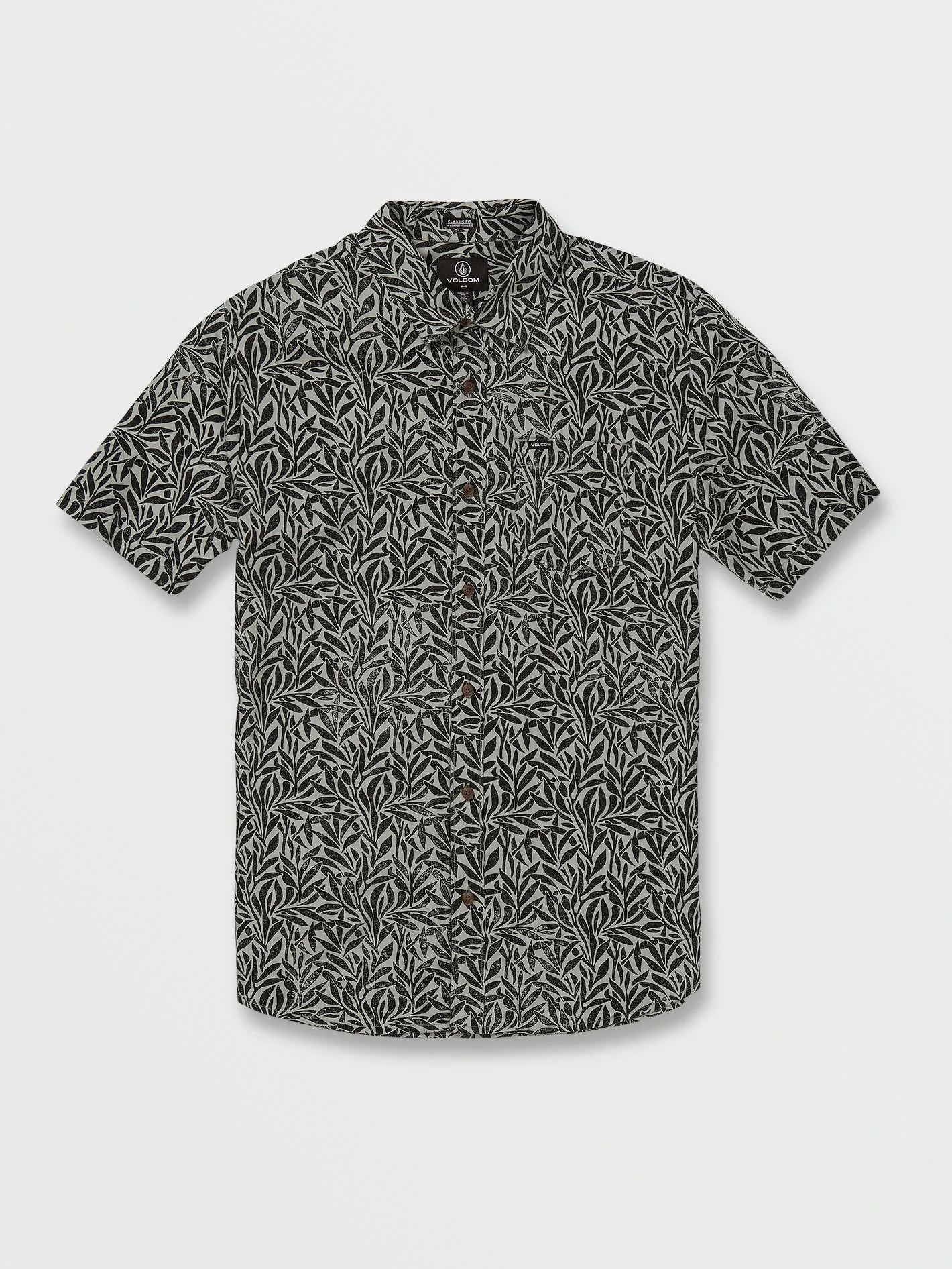 Falling Leaf Short Sleeve Shirt - Abyss sold by Volcom product image thumbnail 2