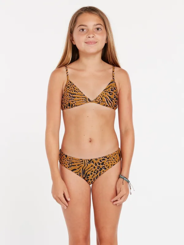 Girls Running Wild Bikini Set - Animal Print sold by Volcom