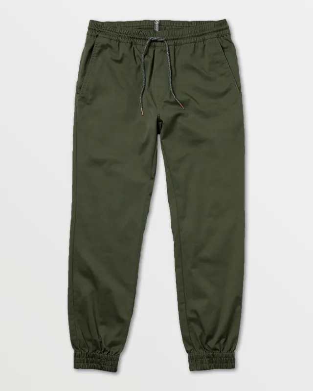 Frickin Slim Joggers - Dark Green sold by Volcom