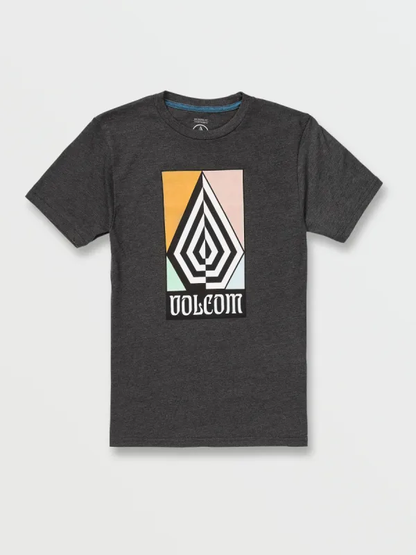 Big Boys Divisionz Short Sleeve Tee - Dark Black Heather sold by Volcom