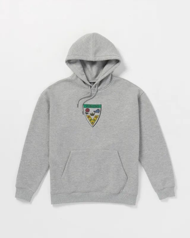 Fergadelic Pullover Hoodie - Heather Grey made by Volcom