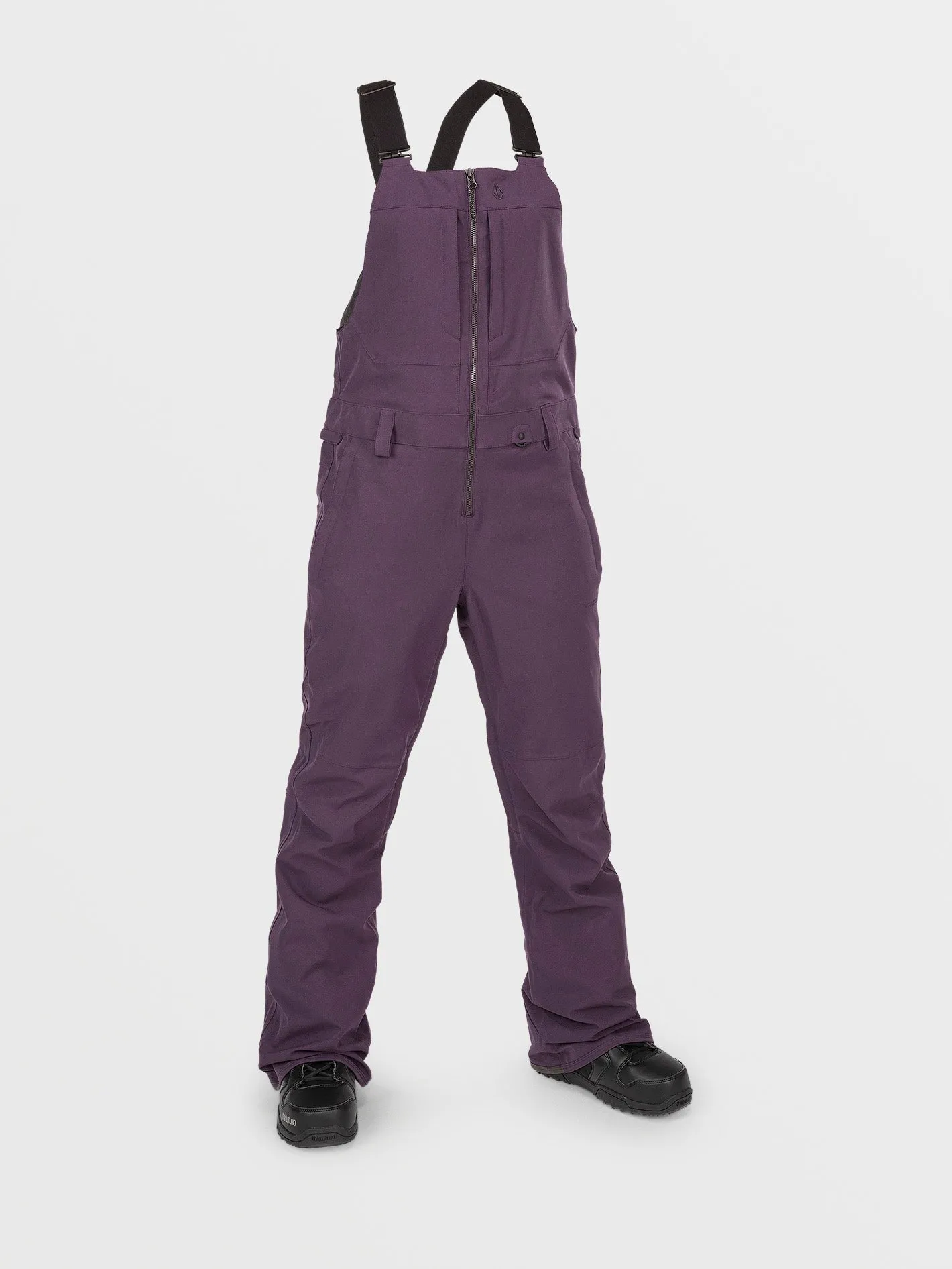 Womens Swift Bib Overalls - Blackberry sold by Volcom product image thumbnail 3