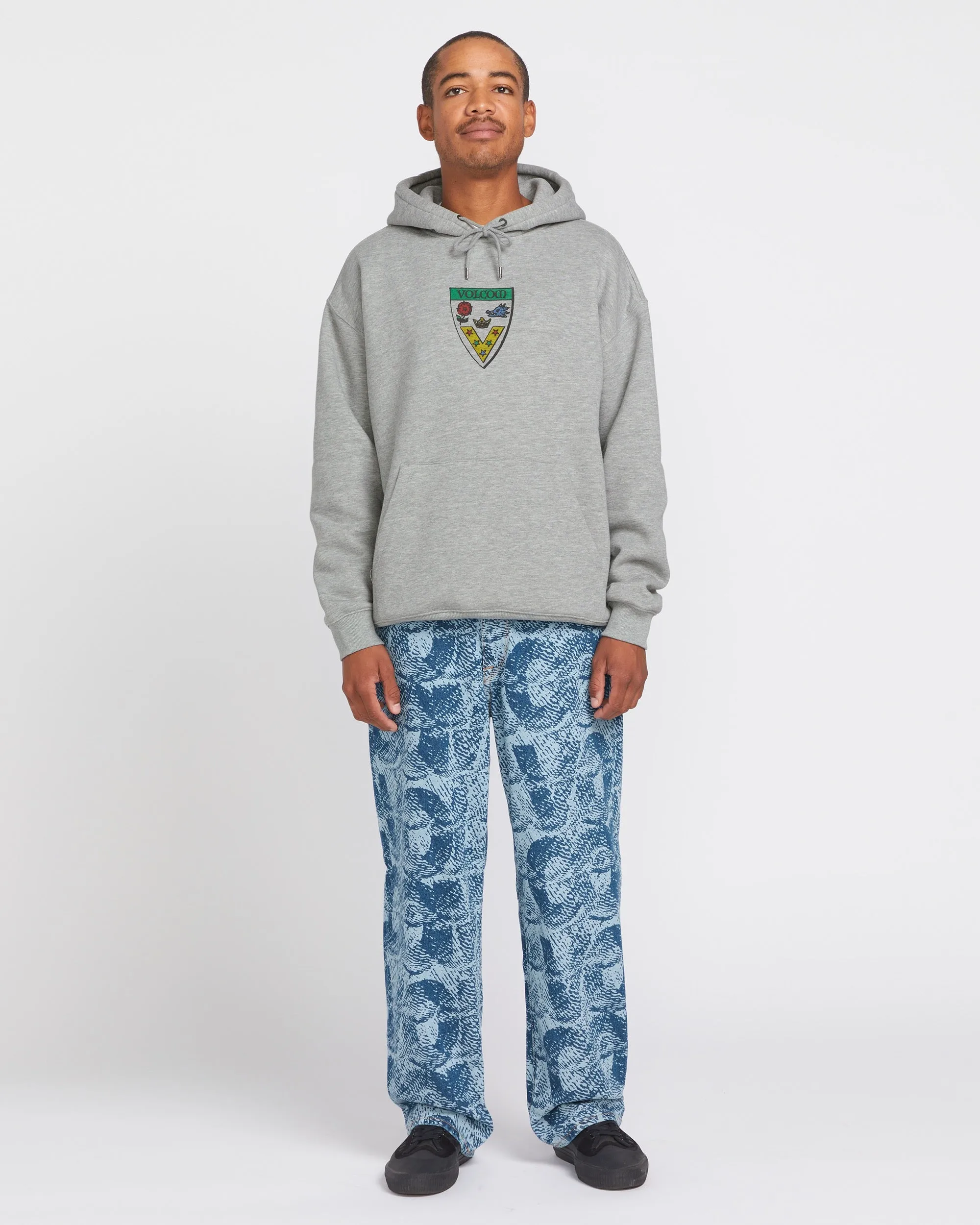 Fergadelic Pullover Hoodie - Heather Grey sold by Volcom product image thumbnail 3