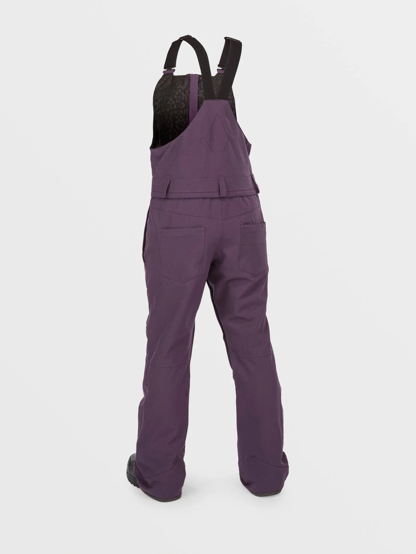 Womens Swift Bib Overalls - Blackberry sold by Volcom product image thumbnail 4