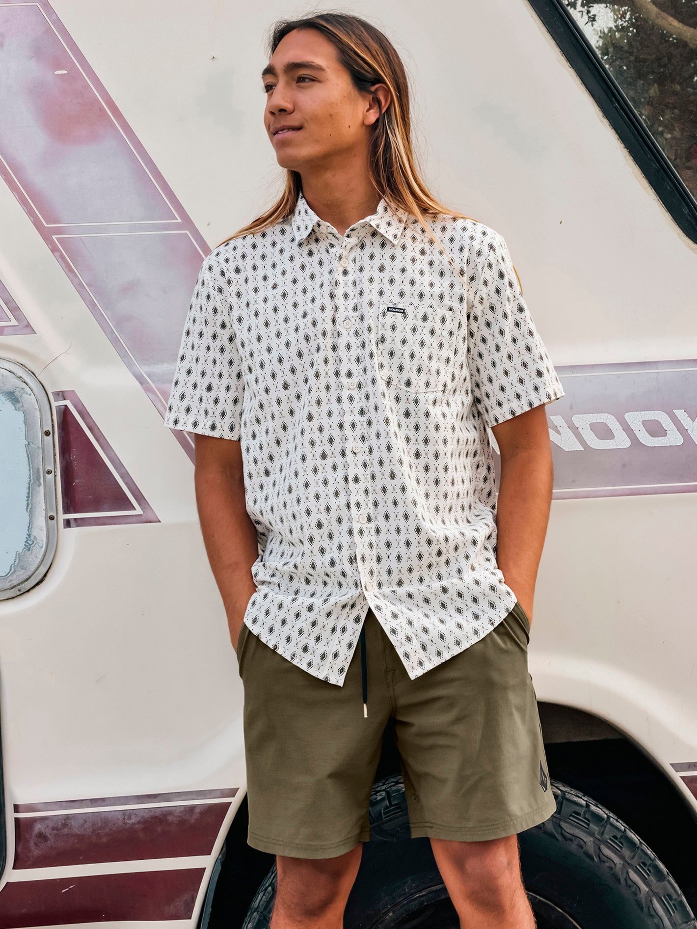 Understoned Hybrid Shorts - Winter Moss sold by Volcom product image thumbnail 2