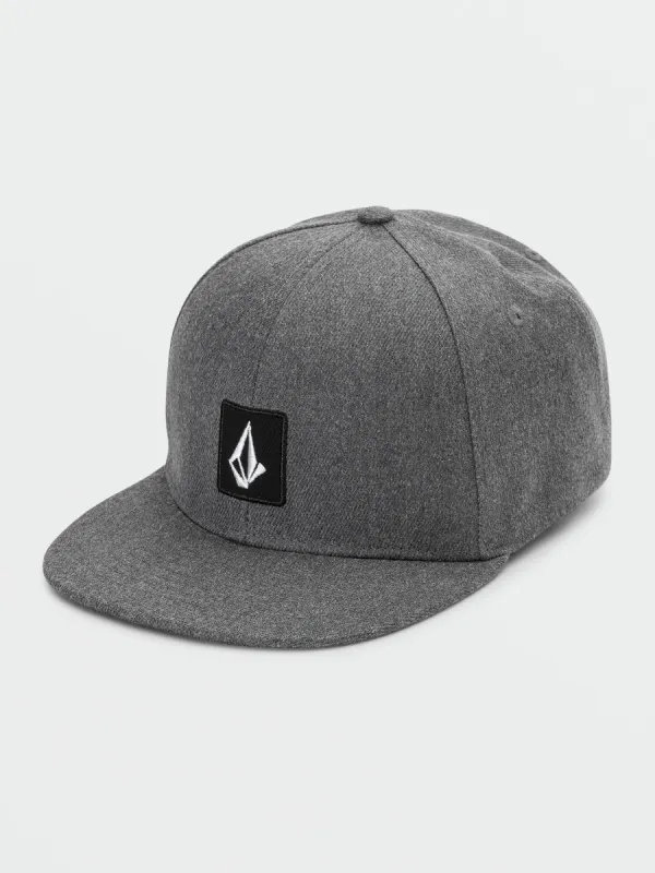 V Square Snapback Hat - Charcoal Heather sold by Volcom