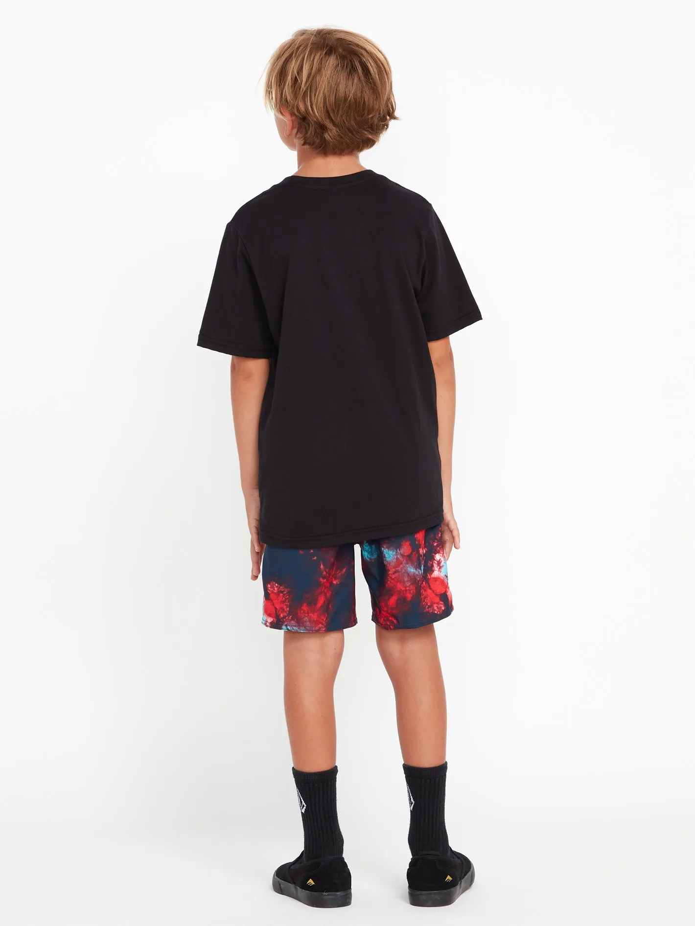 Little Boys Wave Wild Short Sleeve Tee - Black sold by Volcom product image thumbnail 2