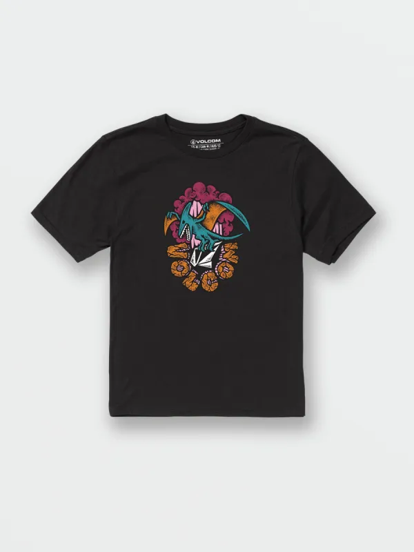 Little Boys Dactal Short Sleeve Tee - Black sold by Volcom
