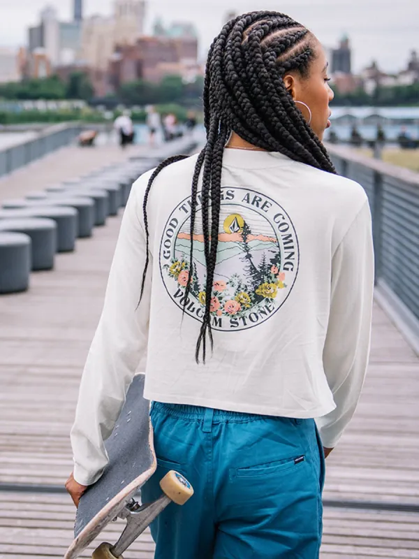 Pocket Dial Long Sleeve Tee - Ash sold by Volcom