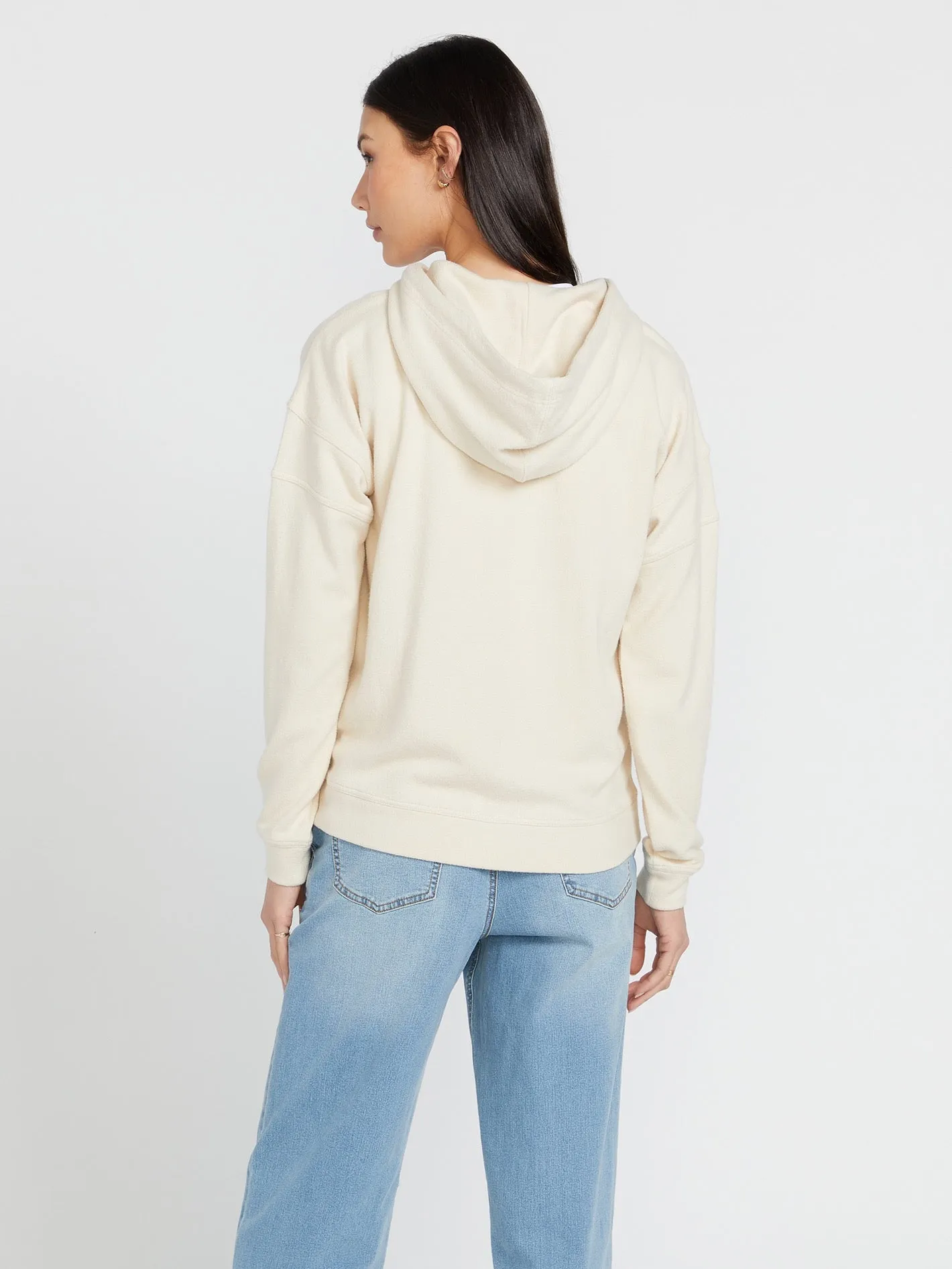 Lived in Lounge Zip Jacket - Cream sold by Volcom product image thumbnail 3