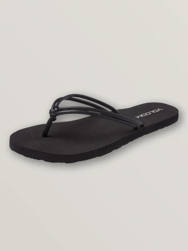 Forever And Ever II Sandal - Black Out made by Volcom