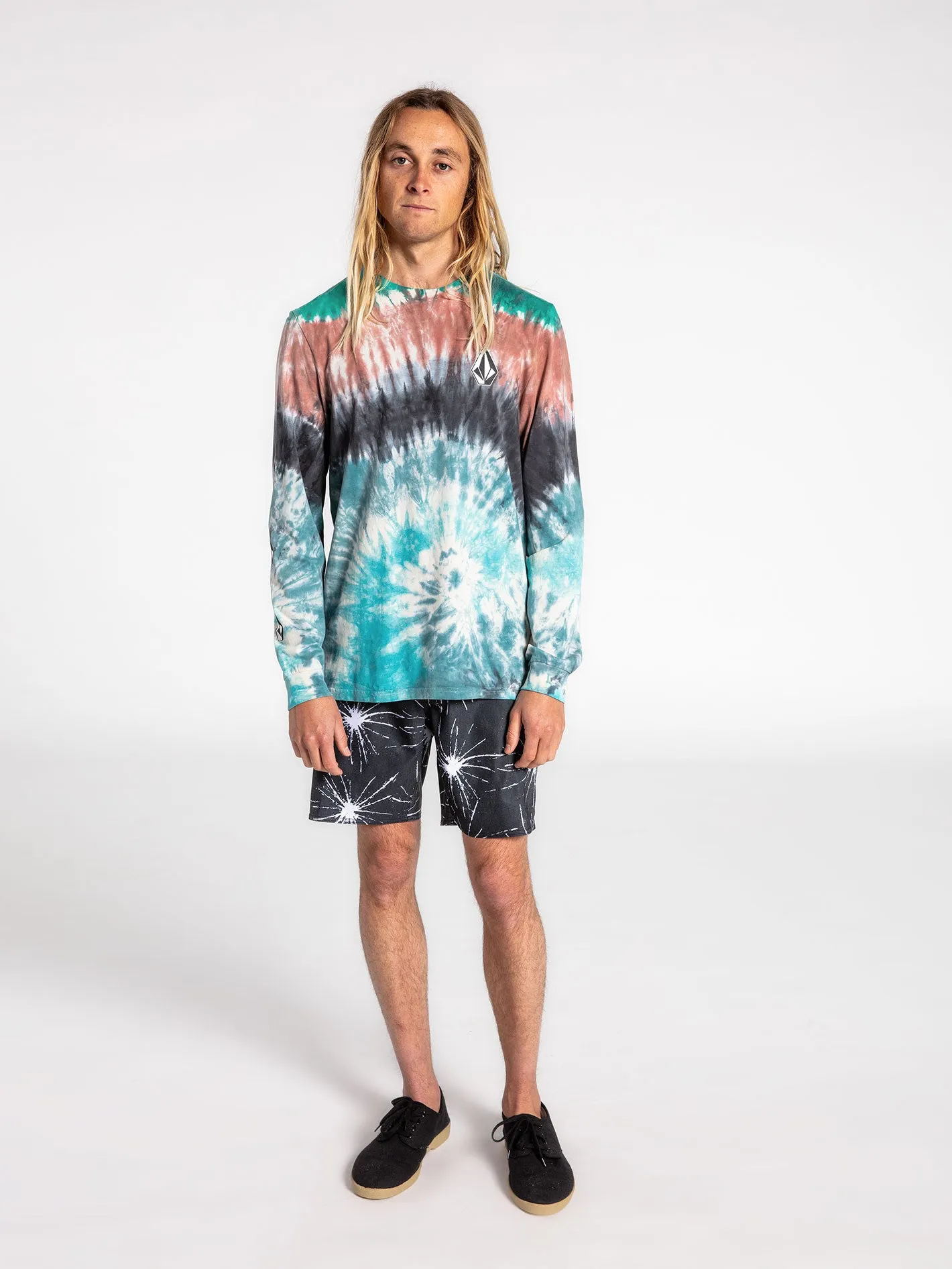 Iconic Stone Dye Long Sleeve Tee - Tie Dye sold by Volcom product image thumbnail 5