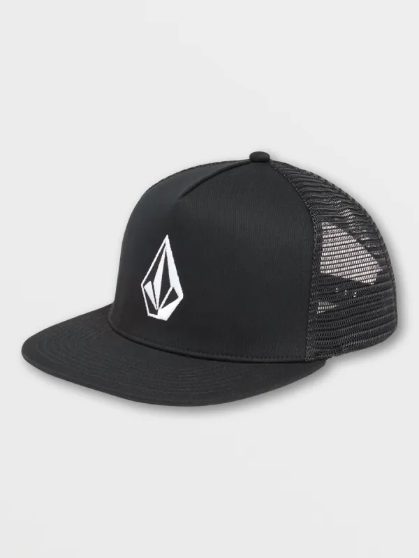 V Full Stone Trucker Hat 2 - Black sold by Volcom