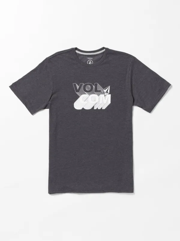 Stone Shifty Short Sleeve Tee - Dark Black Heather sold by Volcom