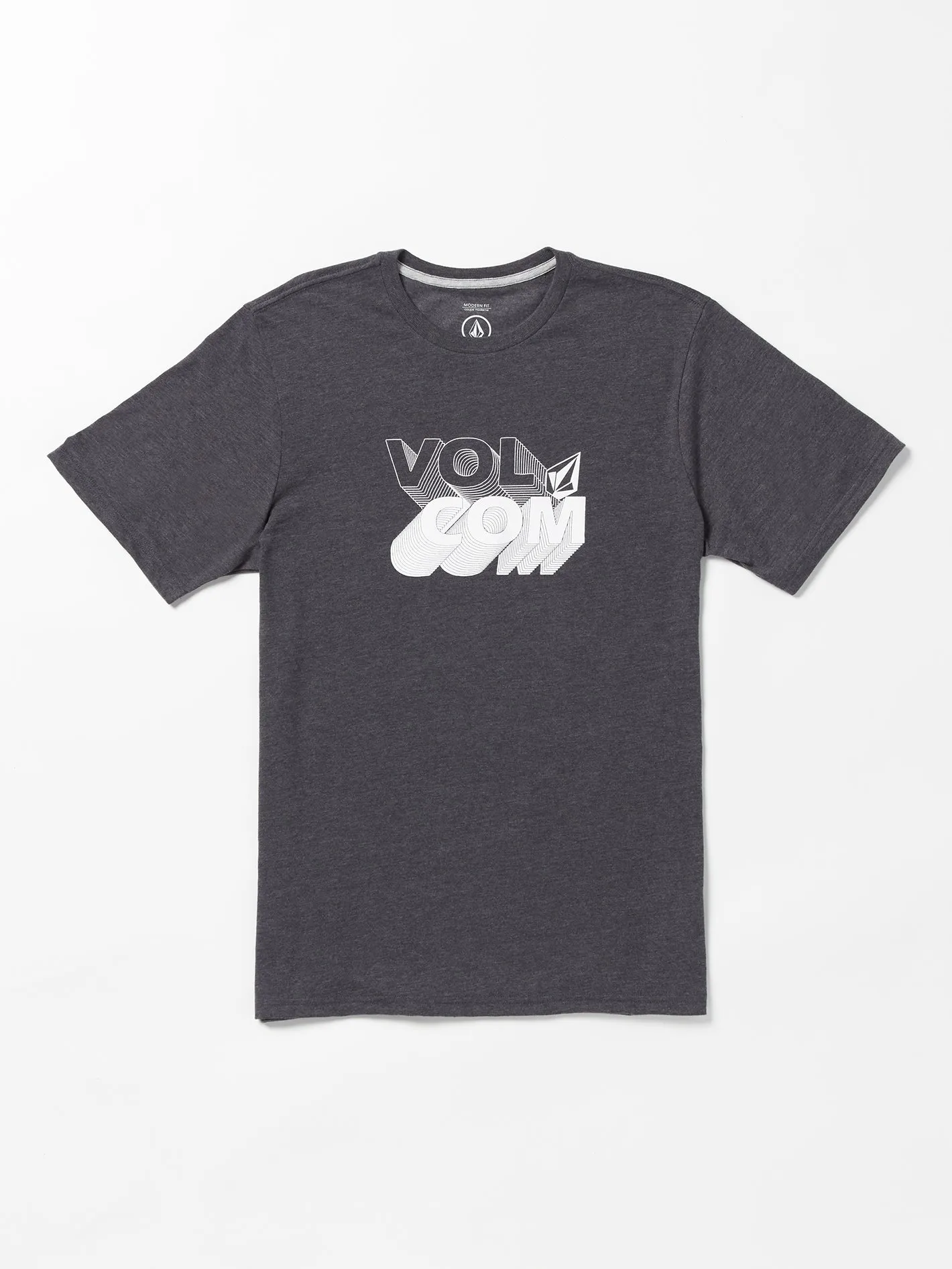 Stone Shifty Short Sleeve Tee - Dark Black Heather sold by Volcom