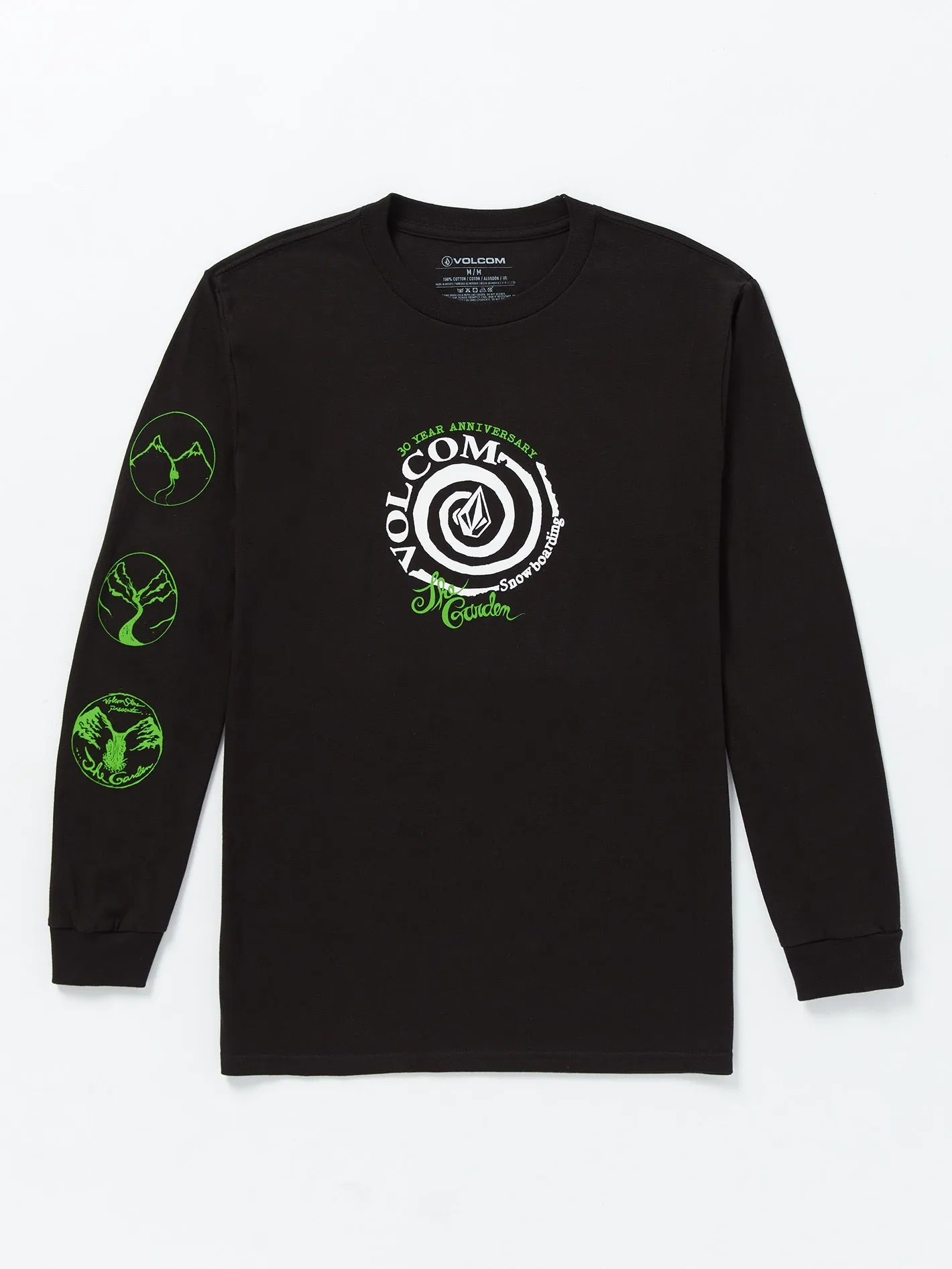 Volcom Entertainment The Garden Long Sleeve Tee - Black sold by Volcom product image thumbnail 3