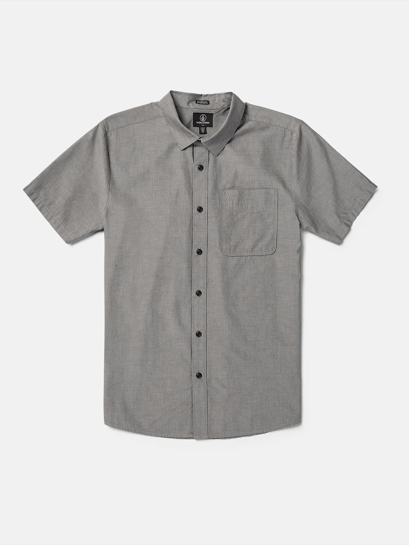 Date Knight Short Sleeve Shirt - Grey sold by Volcom
