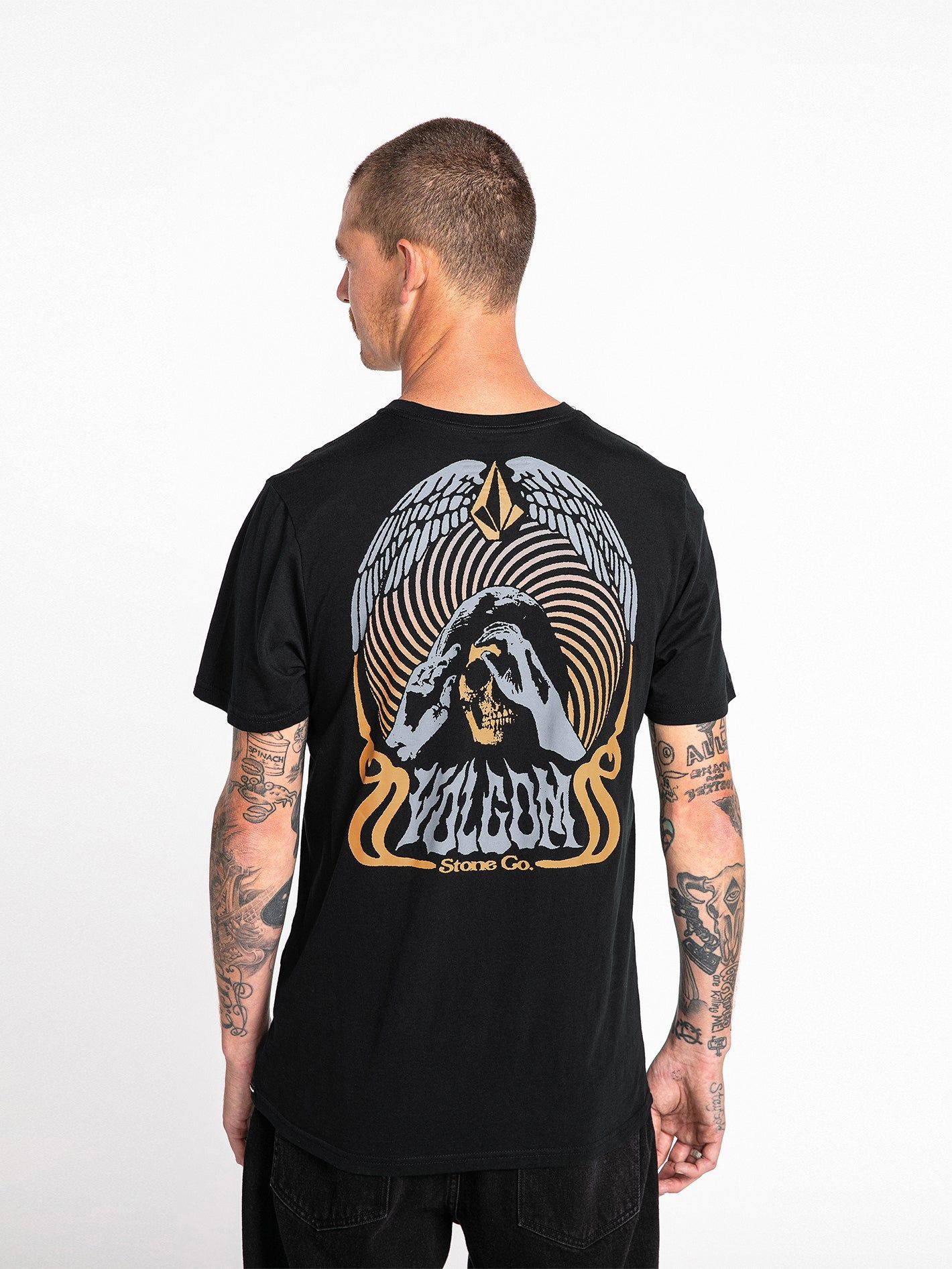 Subterraner Short Sleeve Tee - Black sold by Volcom product image thumbnail 3