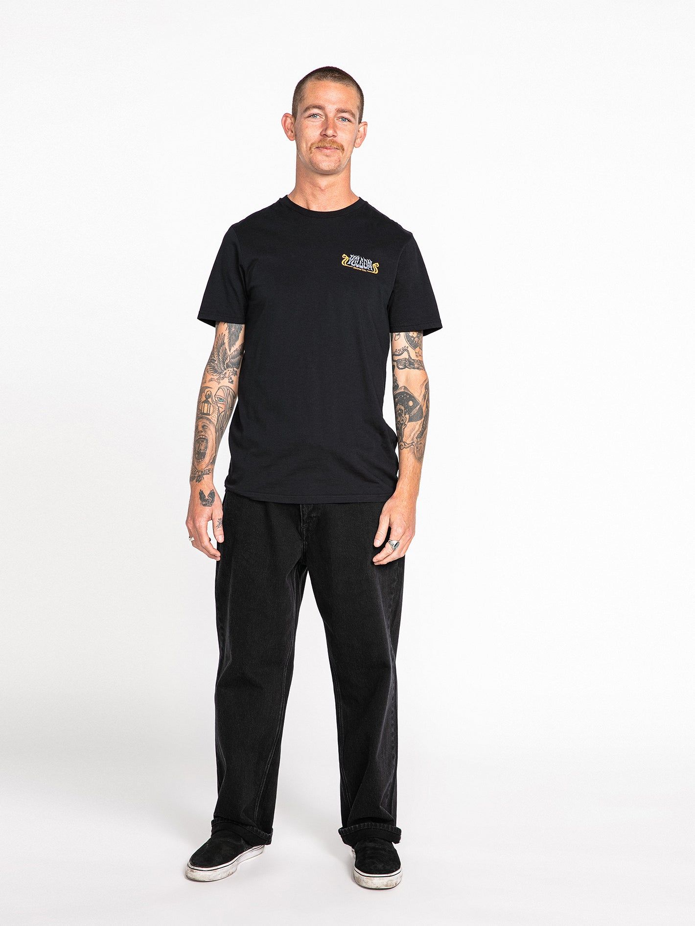 Subterraner Short Sleeve Tee - Black sold by Volcom product image thumbnail 4