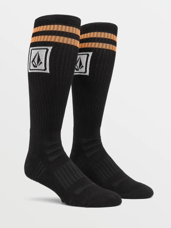 Ramp Stone Skate Socks - Turbo Orange sold by Volcom