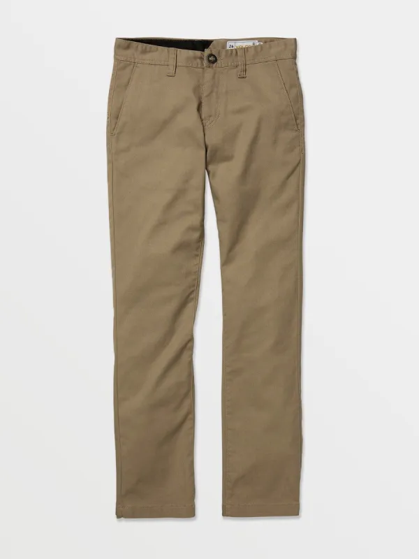 Big Boys Frickin Modern Stretch Chino Pants - Khaki sold by Volcom
